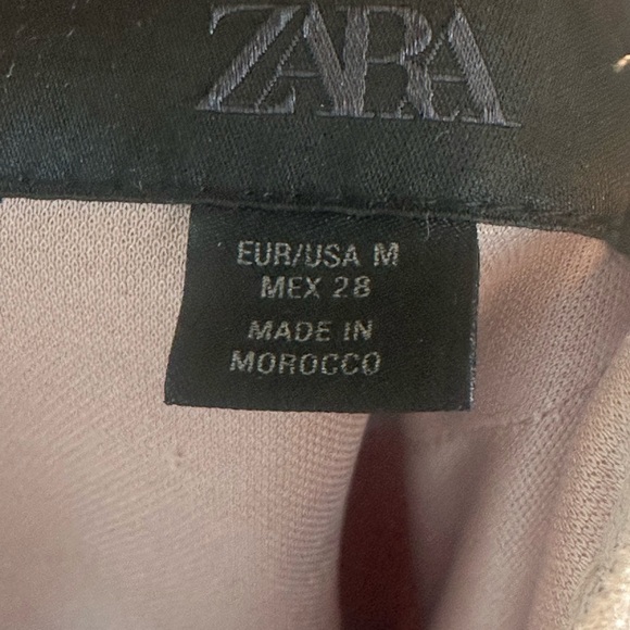 Zara Strapless Sweetheart Mini Dress in Nude Blush - Picture 7 of 7